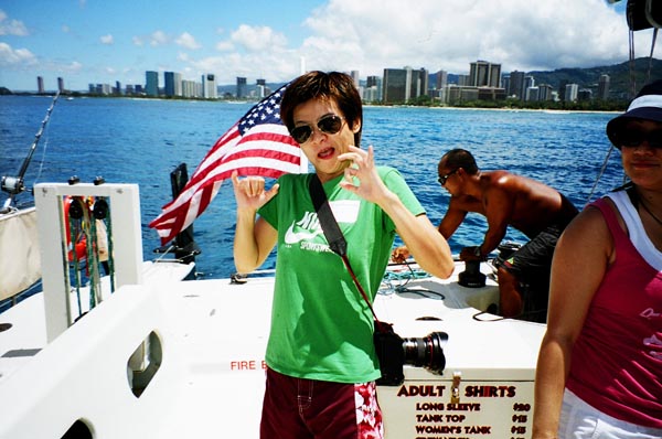 Karis Yan Lo on cruise